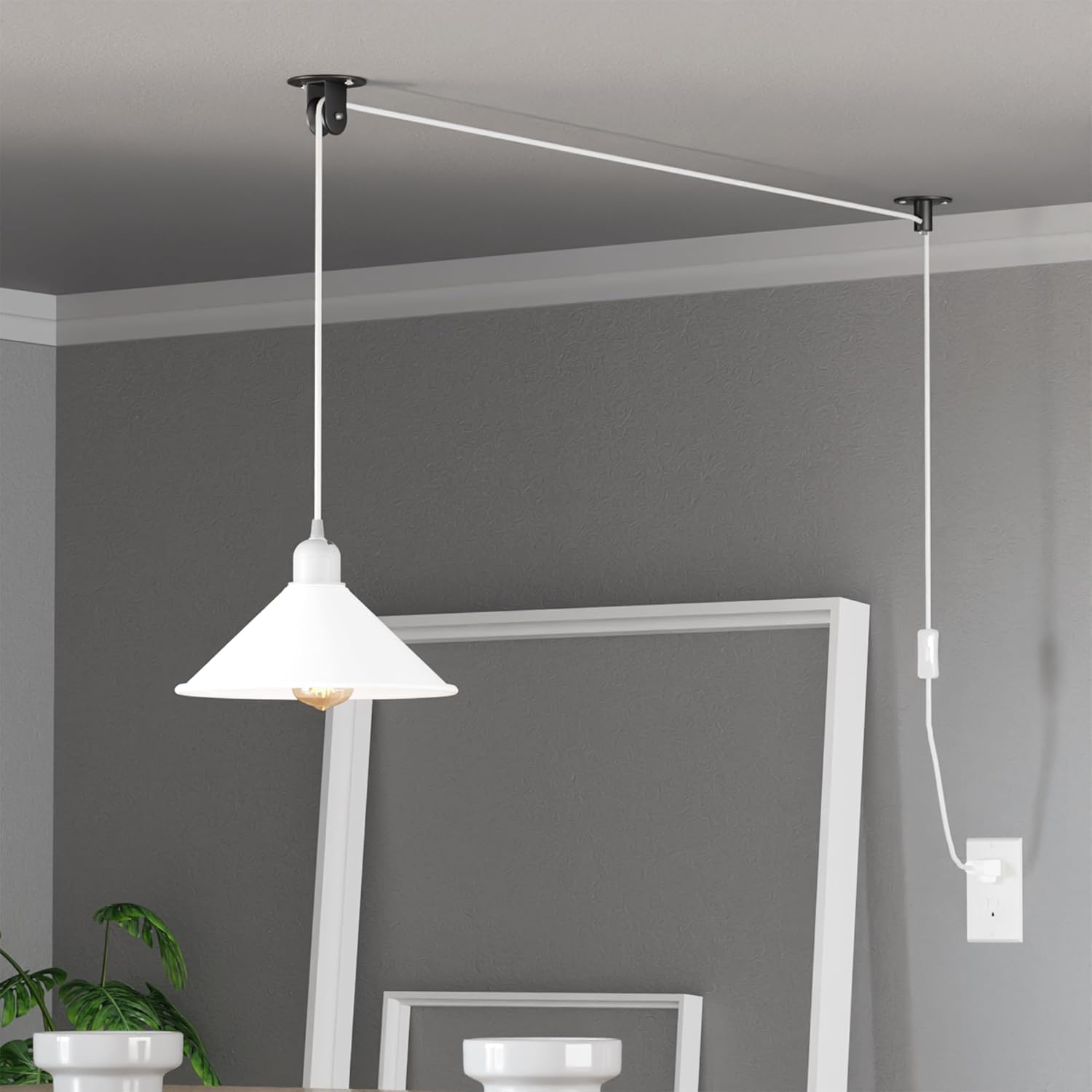 in lamp vintage pendant e26