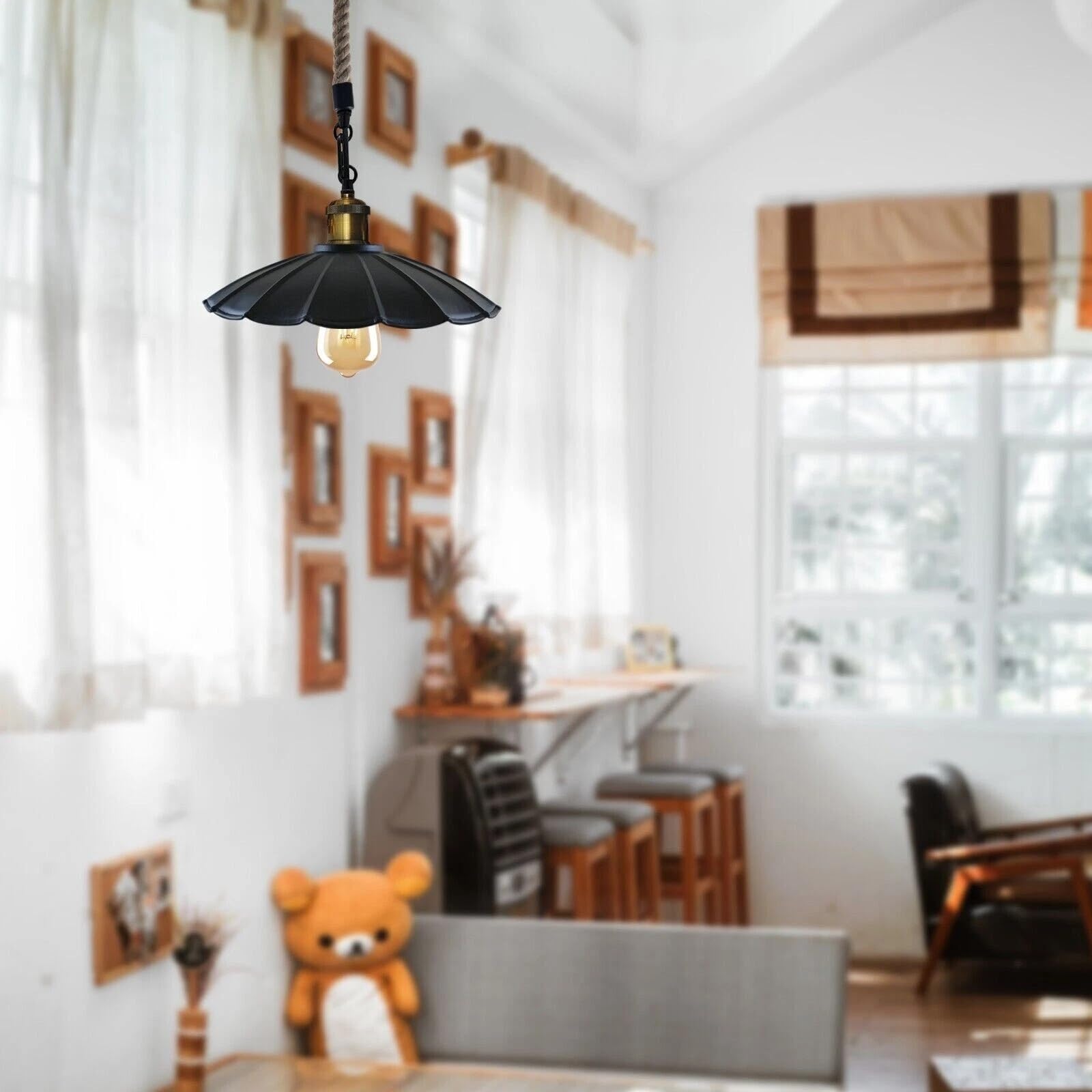 rope lamp shade lighting dinin