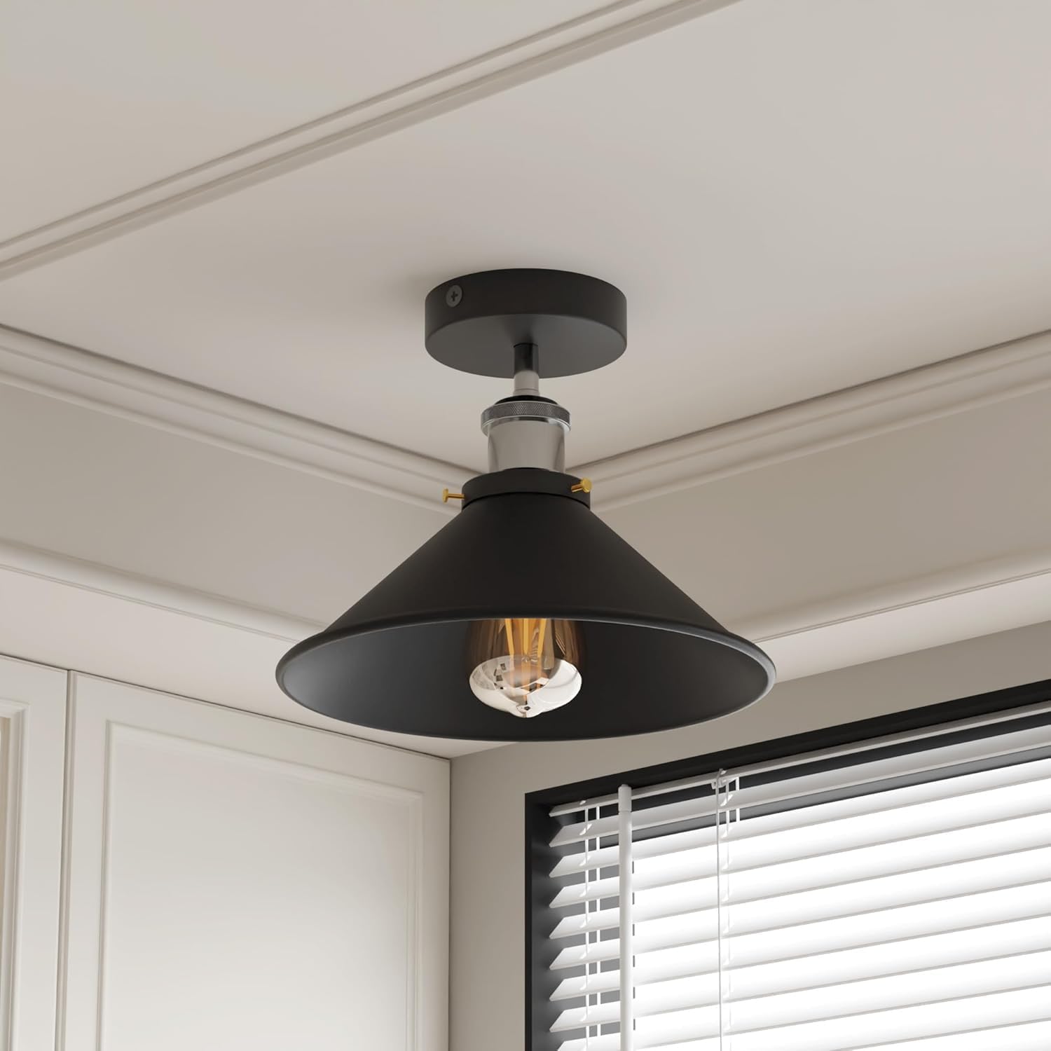semi close ceiling kitchen