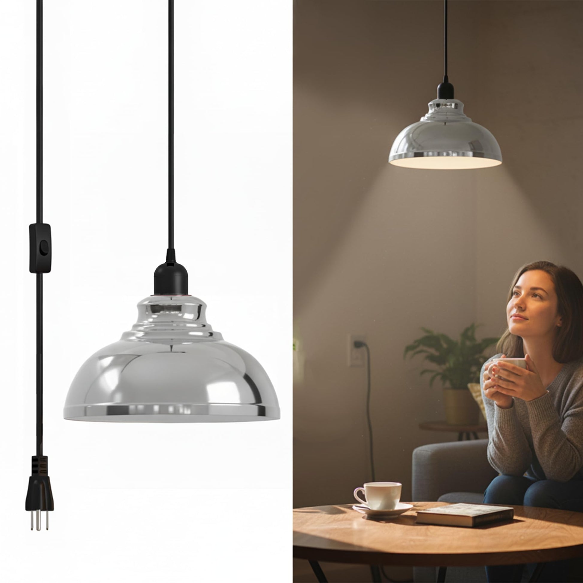 light lamp in adjustable dome