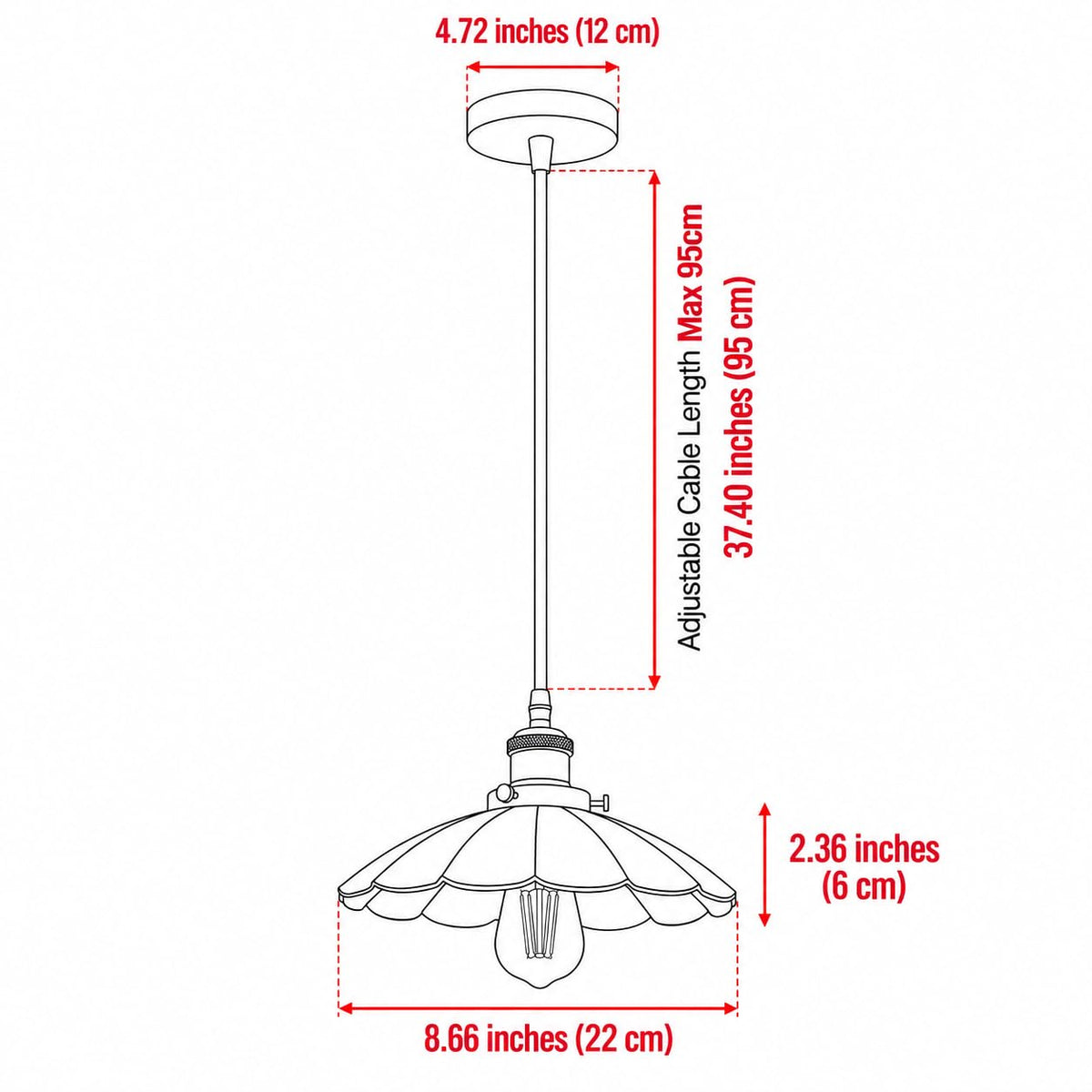 bar cafe overhead pendant lamp