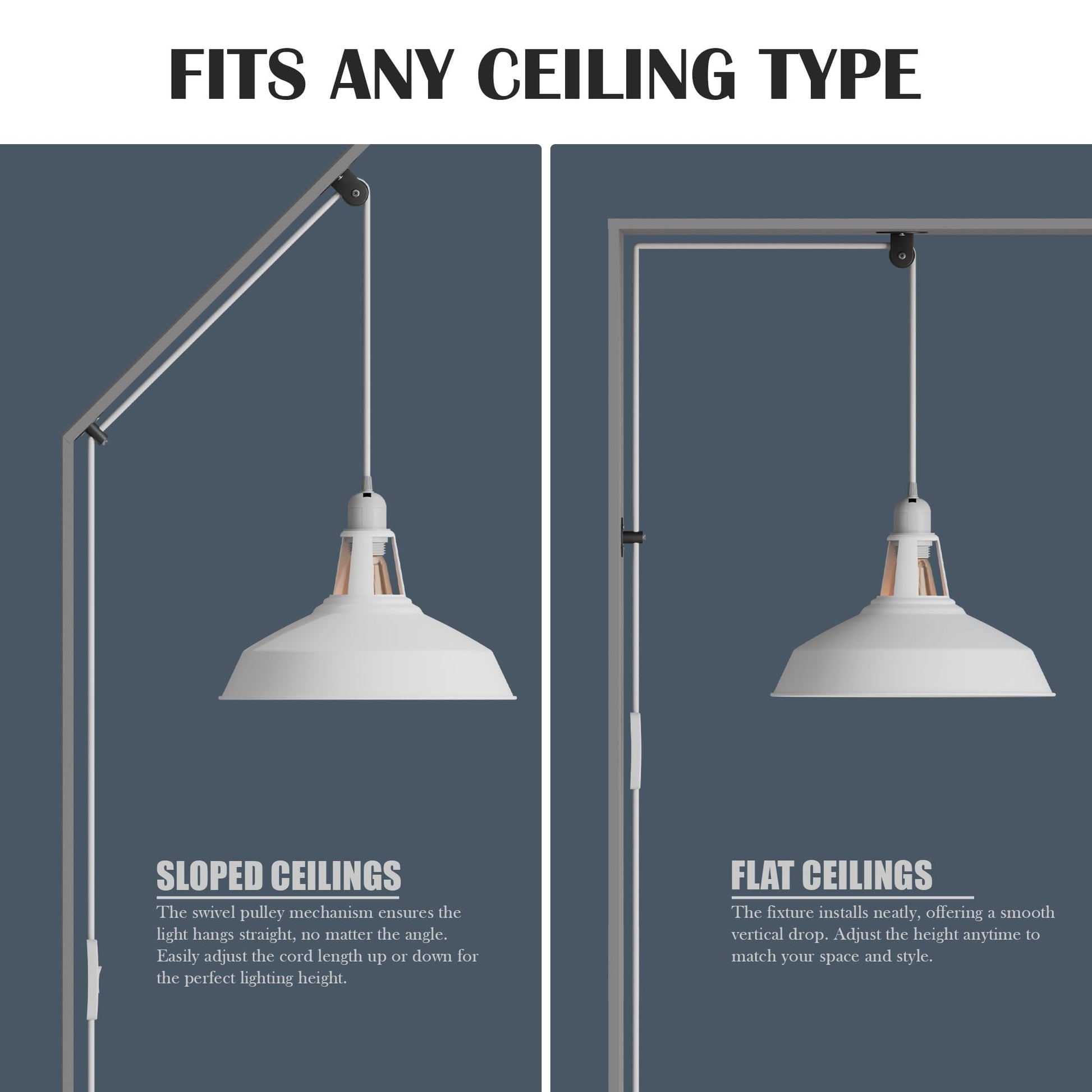 hanging plug shade vintage