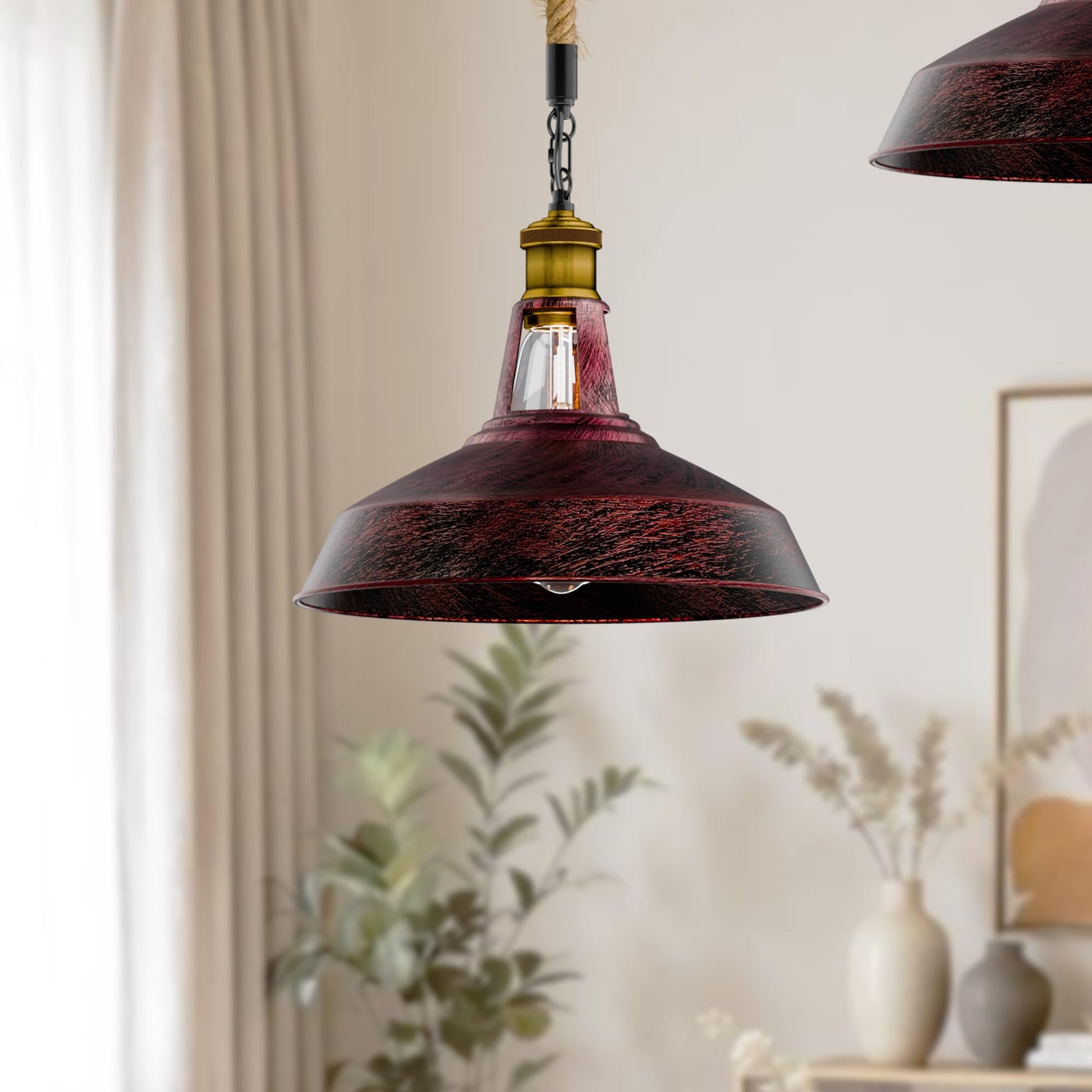 light lighting vintage pendant