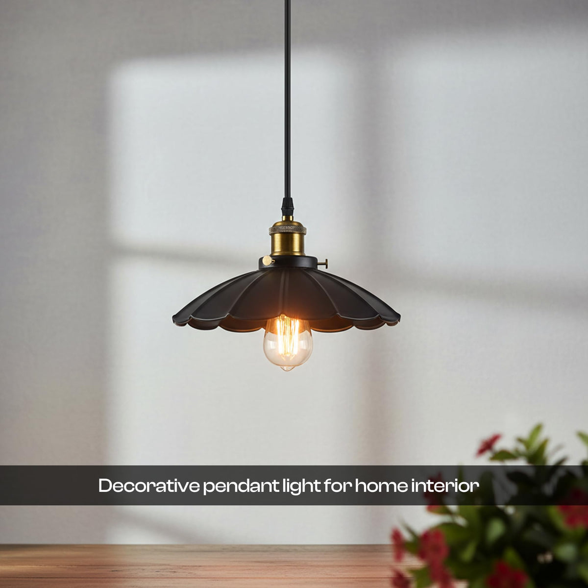 loft style metal shade light