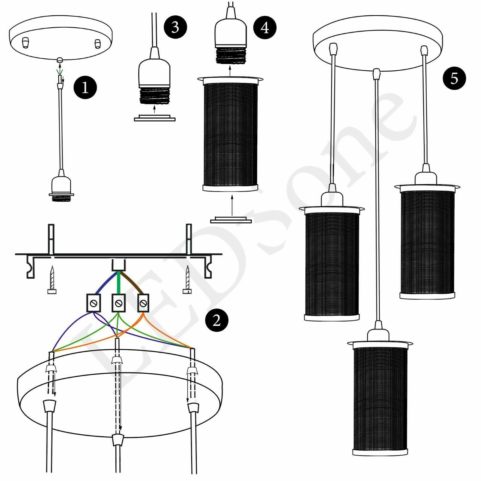 fixture ceiling pendant farmho