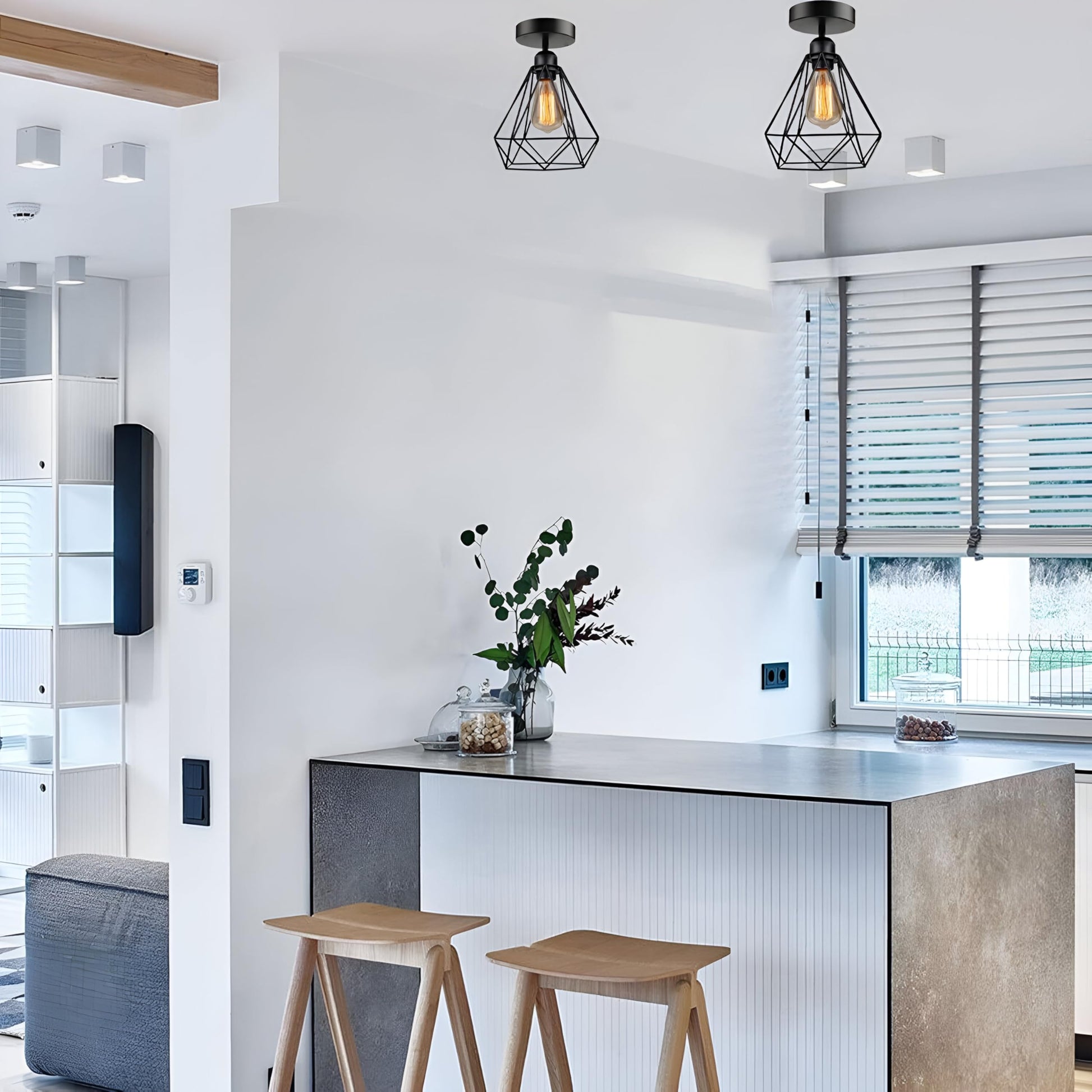 color light white hanging