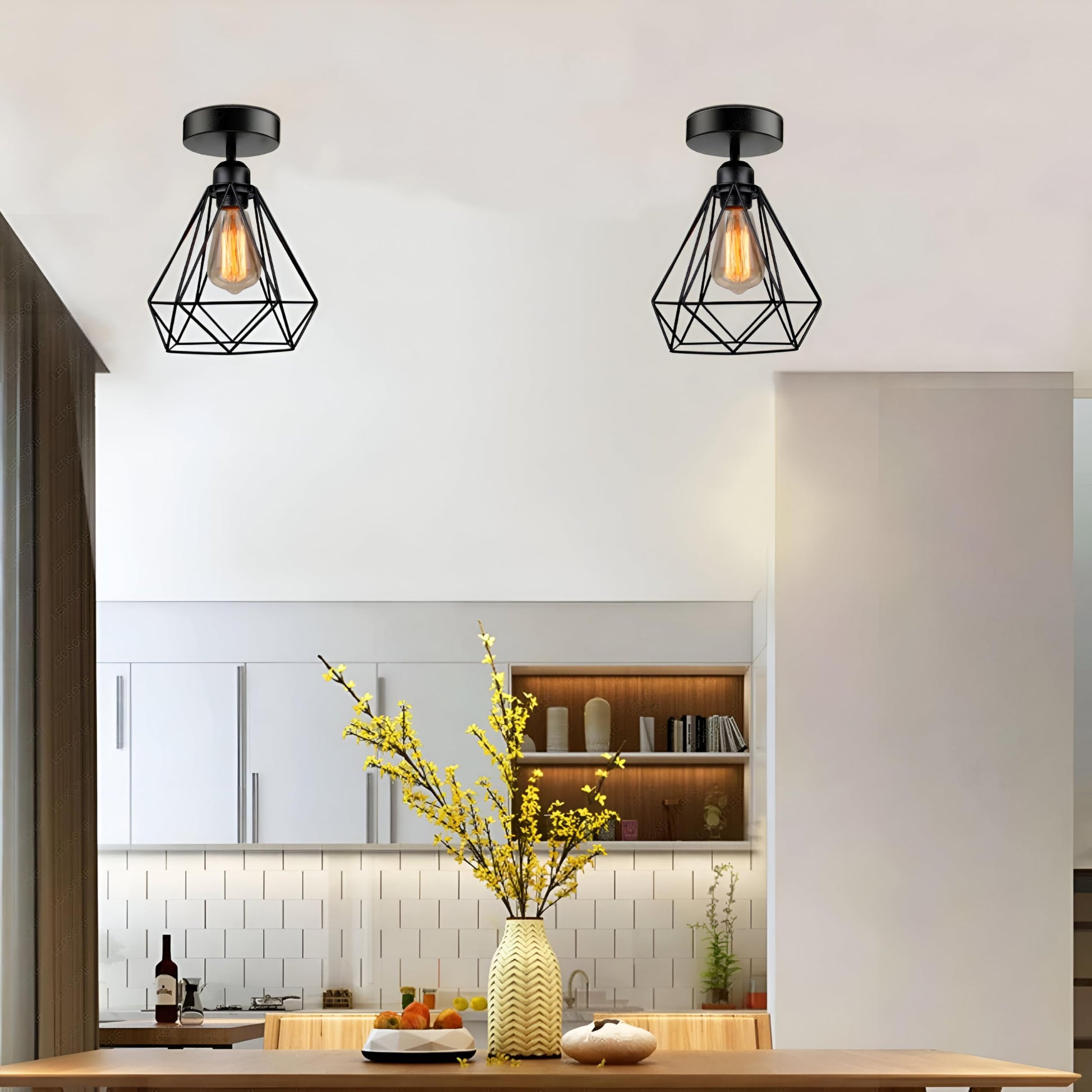 color light white hanging