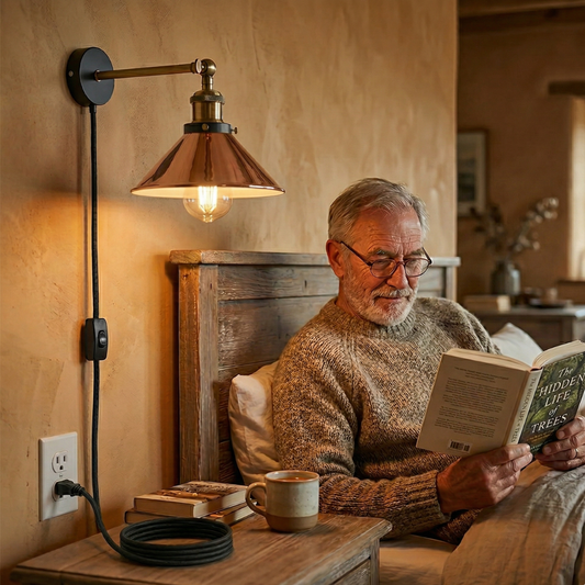 Plug In Wall Sconce With 13.12Ft Corded Switch ~1203