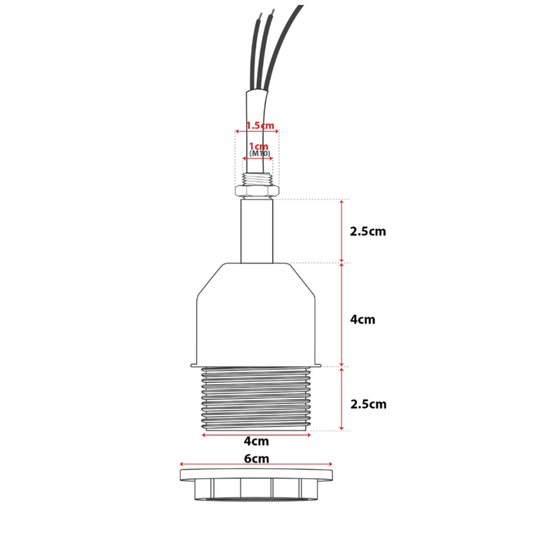 Vintage Antique Retro Metal Edison E26 Bulb Socket ~1042