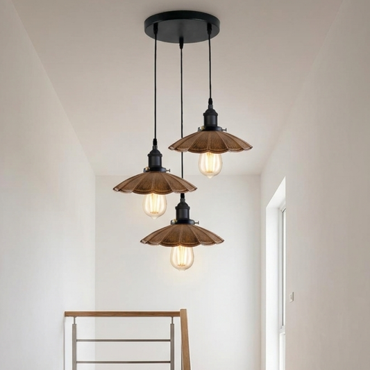 3 Light Cluster Pendant Lighting Metal ~1201