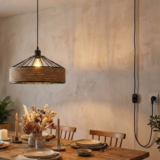 30cm Boho Plug in Swag Pendant Light ~1135