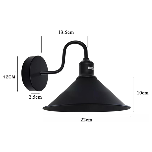 Farmhouse Style Gooseneck Wall Light