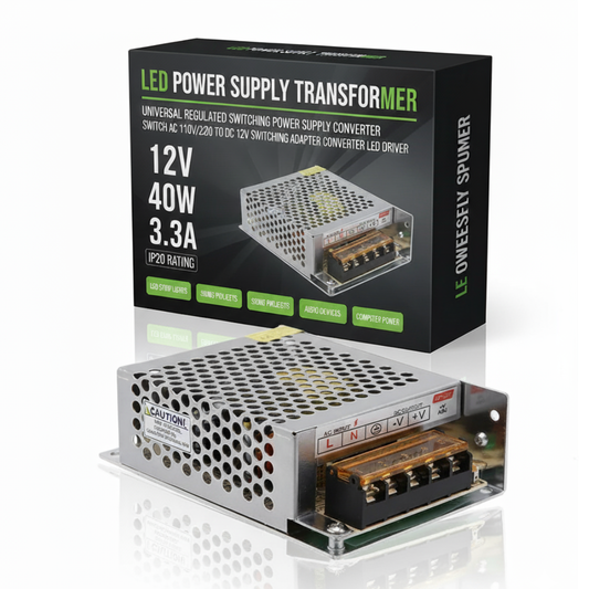 IP20 DC12V 40W 3.3Amp Power Supply LED Transformer ~1091
