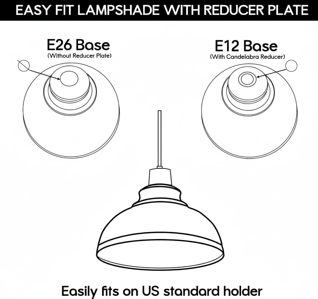 dome pendant light close-up, retro industrial style